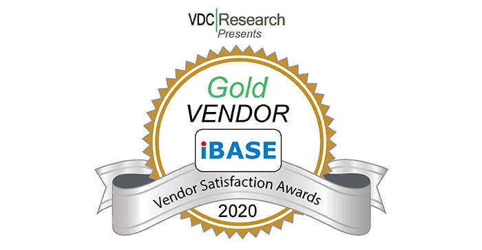 IBASE Named Gold Winner in VDC's 2020 Vendor Satisfaction Awards
