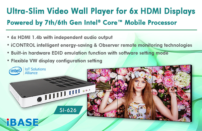 SI-626 Extreme Performance Video Wall Player