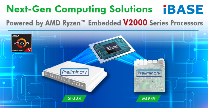 Next-Gen Computing Solutions Powered by AMD Ryzen™ Embedded V2000 Series Processors