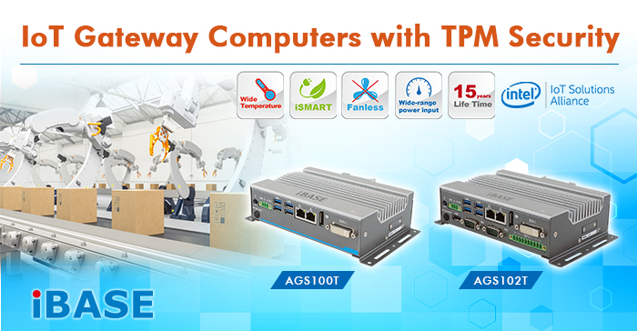 IBASE Launches New IoT Gateways with TPM Security