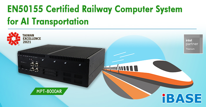 EN50155 Certified Railway Computer System for AI Transportation