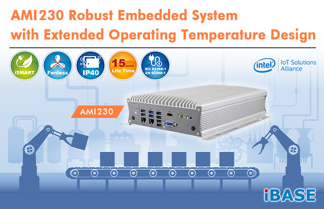 AMI230 Robust Embedded System with Extended Operating Temperature Design